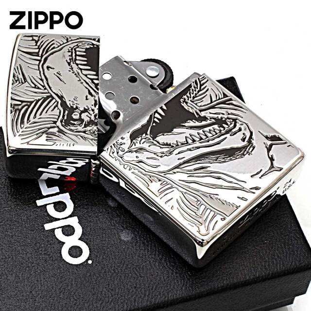 Zippo ジッポー 恐竜 ディノデラックス ティラノサウルス 銀イブシ SV