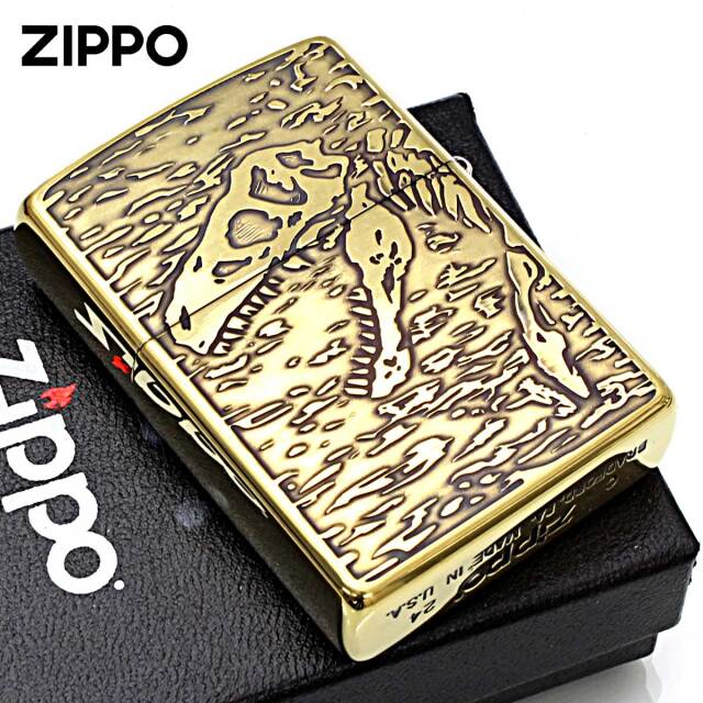 Zippo ジッポー 恐竜 ディノデラックス ティラノサウルス 真鍮