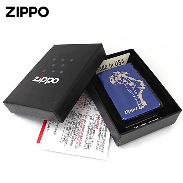 Zippo ジッポー クラシカル ウインディ Windy ブルー BLイオン