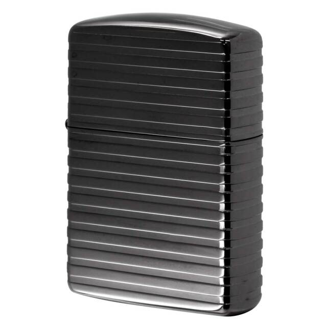 Zippo ジッポー ARMOR アーマー ホリゾンタルストライプ Horizontal Stripe ブラックニッケル BNC