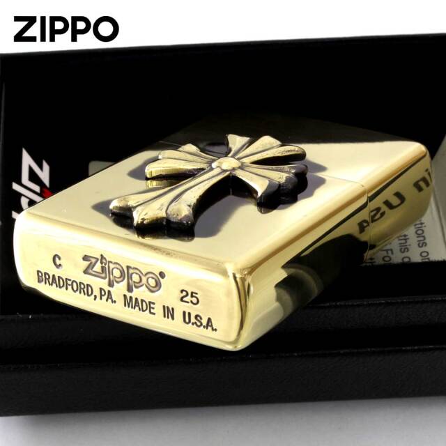 Zippo ジッポー クロスメタル 十字架 Cross Metal ブラス BSイブシ