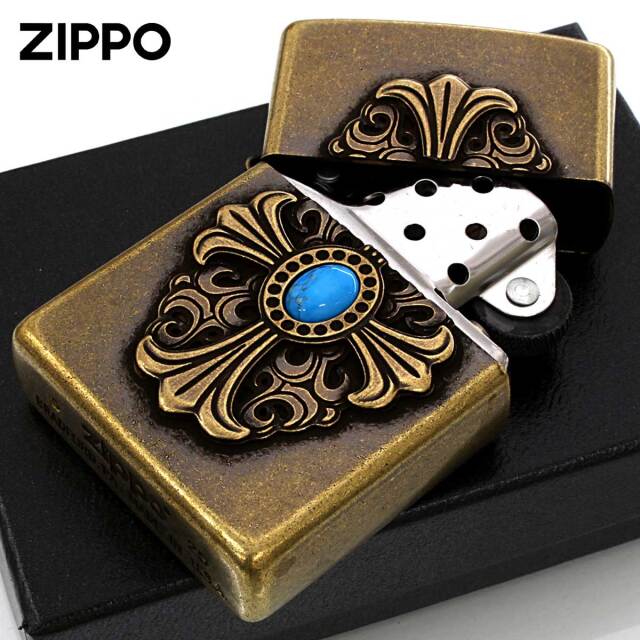 ✨大特価✨✜【絶品】高級品　ビーズバック　お値段半額以下　タグ付き Zippo ジッポー ビックメタル クロス 十字架 ターコイズ 天然石 クロス