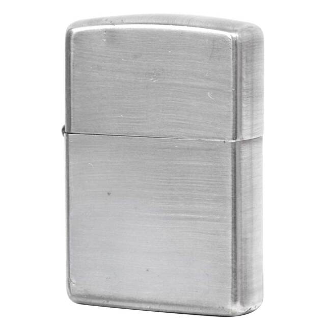 絶版/ヴィンテージ Zippo ジッポー 中古 1993年製造 Sterling Silver スターリングシルバー 純銀 サテーナ No.13 [B]使用感ありやや傷汚れあり