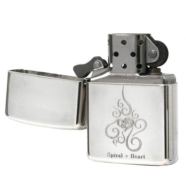 絶版/ヴィンテージ Zippo ジッポー 中古 2002年製造Sterling Silver 