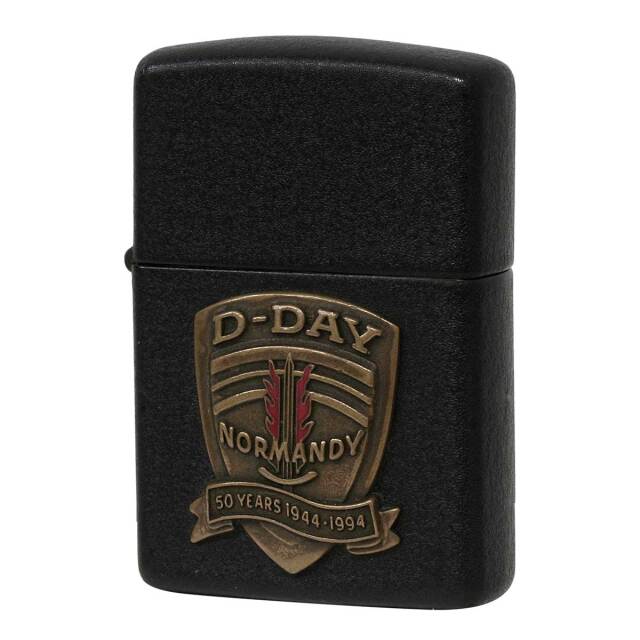 絶版/ヴィンテージ Zippo ジッポー 中古 製造年不明 D-Day ノルマンディー上陸作戦 50周年記念  [B]使用感ありやや傷汚れあり