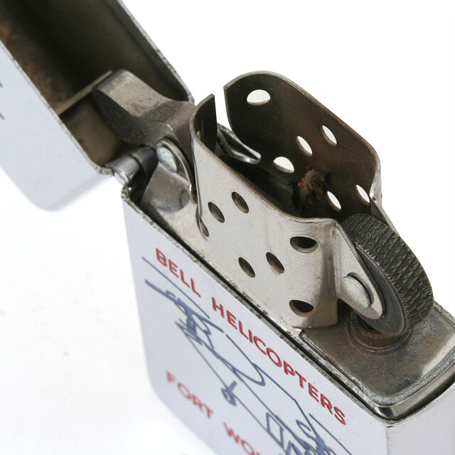 絶版/ヴィンテージ Zippo ジッポー 中古 年製造BELL HELICOPTERS FORT