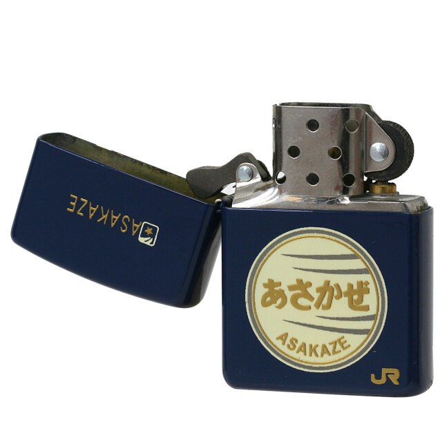 絶版/ヴィンテージ Zippo ジッポー 中古 2000年製造本蒔絵 JR あさかぜ 