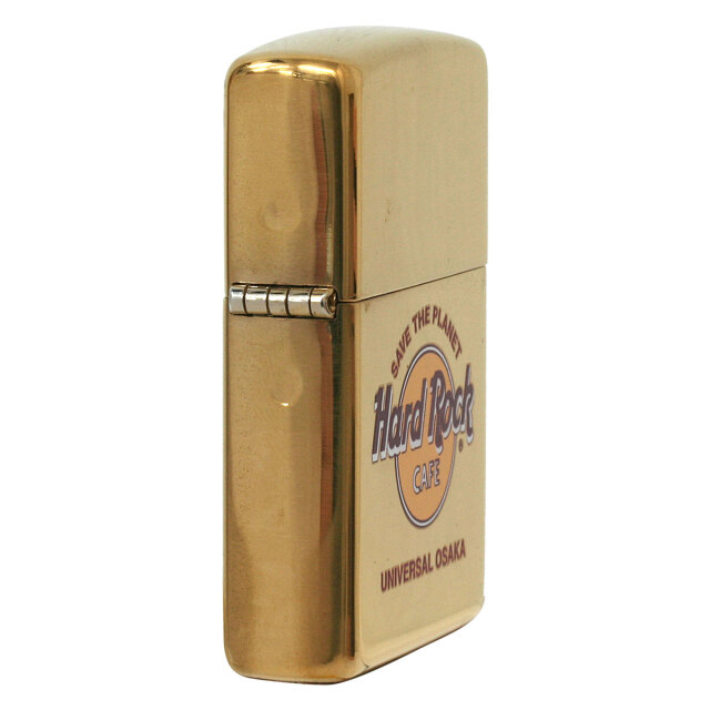 絶版/ヴィンテージ Zippo ジッポー 中古 2001年製造Hard Rock CAF
