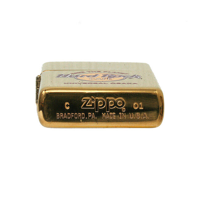 絶版/ヴィンテージ Zippo ジッポー 中古 2001年製造Hard Rock
