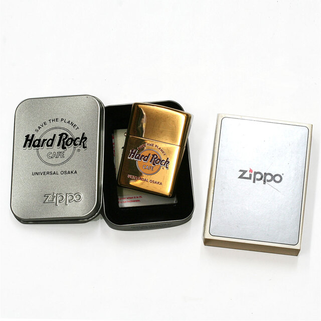 ハードロックカフェ30周年記念 2001年 ユニバーサル大阪 ZIPPO 絶版/ヴィンテージ Zippo ジッポー 中古 2001年製造Hard Rock