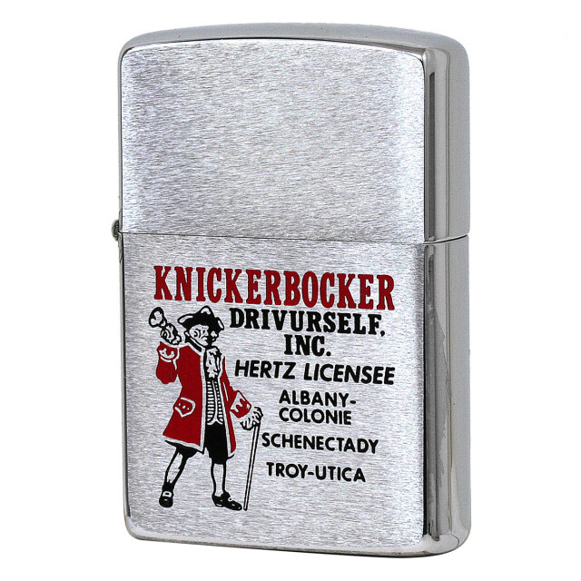 絶版/ヴィンテージ Zippo ジッポー 中古 1966年製造 Knickerbocker DrivUrself. Inc.  [B]使用感ありやや傷汚れあり