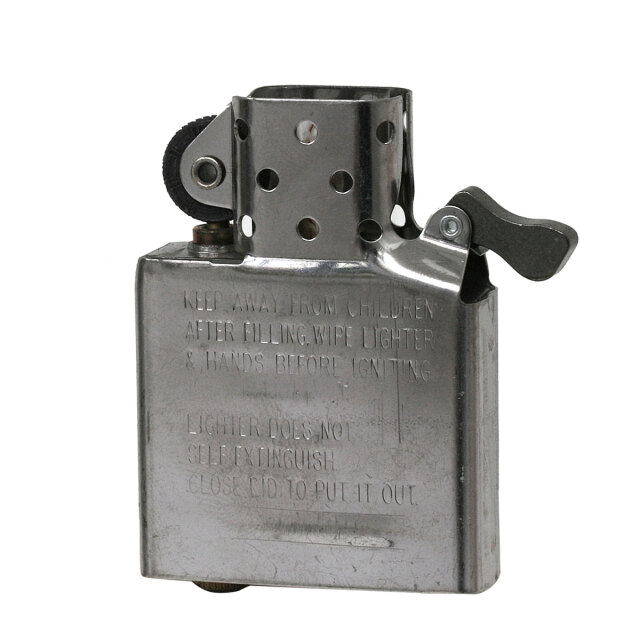 絶版/ヴィンテージ Zippo ジッポー 中古 2012年製造1935レプリカ 艶黒  