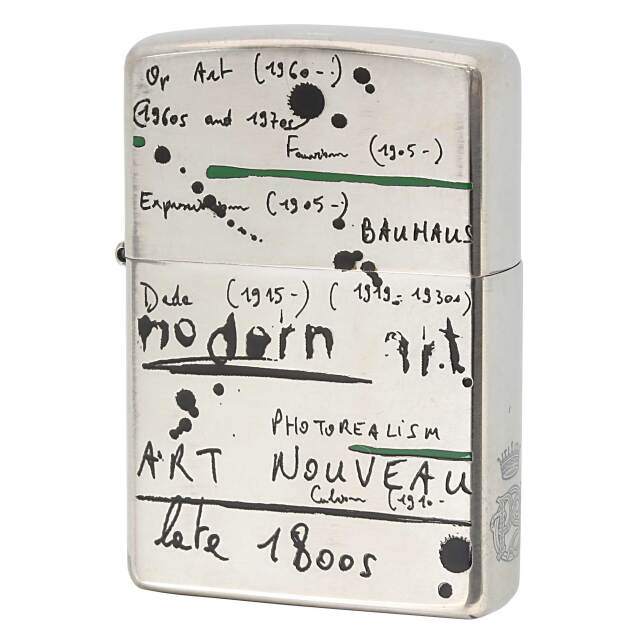 絶版/ヴィンテージ Zippo ジッポー 中古 2008年製造 ZIPPO Paul Smith Symbolism Design シムボリズム  [S]ほぼ新品同様
