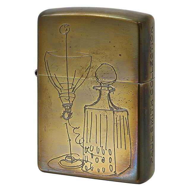 絶版/ヴィンテージ Zippo ジッポー 中古 2006年製造 ZIPPO Paul Smith Collection デカンタボトル  [A]使用感少なく状態が良い