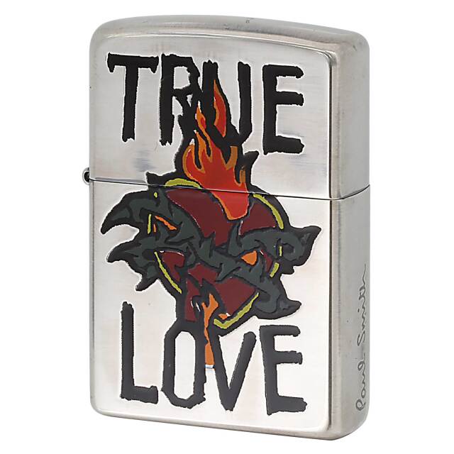 絶版/ヴィンテージ Zippo ジッポー 中古 2008年製造 ZIPPO Paul Smith TRUE LOVE 真実の愛  [S]ほぼ新品同様