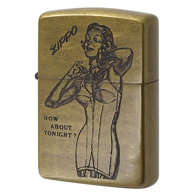 絶版/ヴィンテージ Zippo ジッポー 中古 1997年製造 How About Tonight？  [N]未使用・新品
