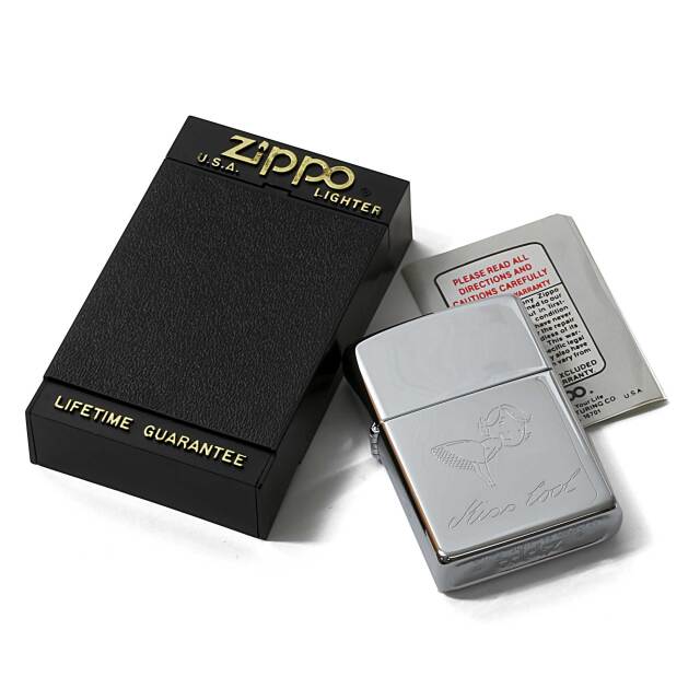 絶版/ヴィンテージ Zippo ジッポー 中古 1993年製造MissCool [N]未使用