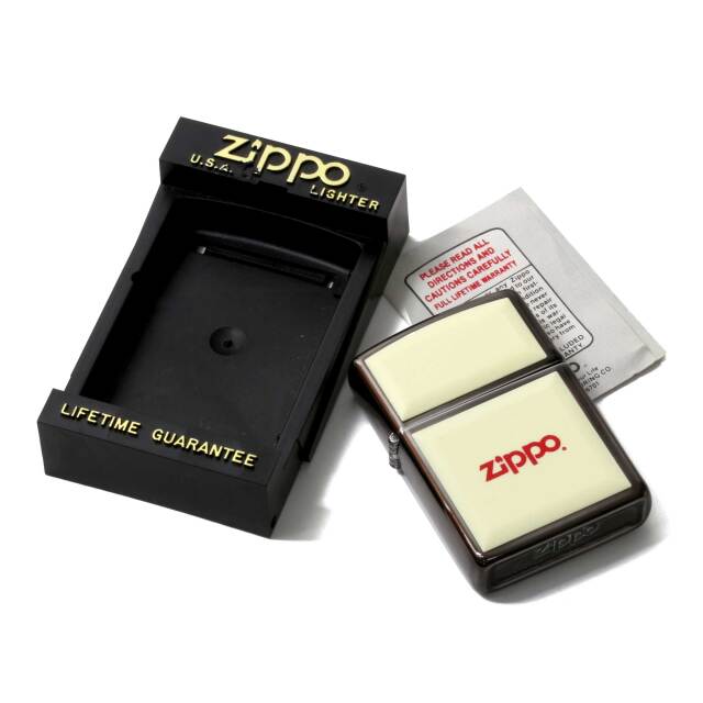 絶版/ヴィンテージ Zippo ジッポー 中古 1992年製造エポキシ樹脂オフ