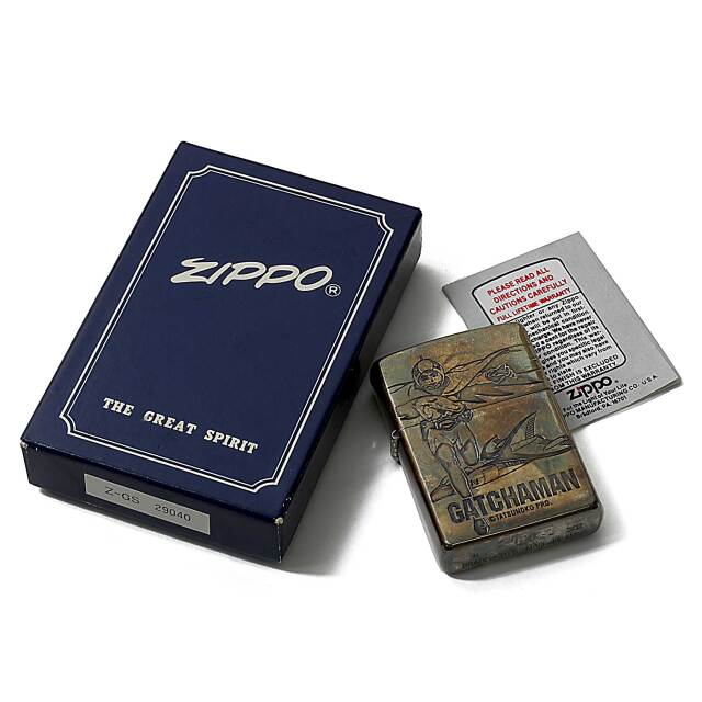絶版/ヴィンテージ Zippo ジッポー 中古 1996年製造GATCHAMAN [A]使用