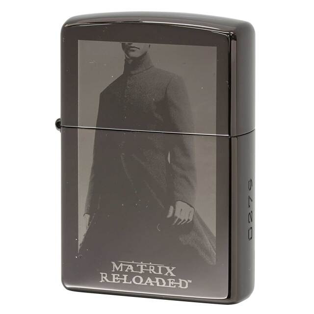 絶版/ヴィンテージ Zippo ジッポー 中古 2003年製造 マトリックス リローデッド Matrix Reloaded シリアル No.0279  [A]使用感少なく状態が良い