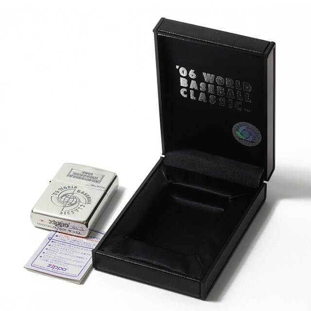 ZIPPO ワールドベースボールクラッシック限定 絶版/ヴィンテージ Zippo ジッポー 中古 2005年製造ワールドベース