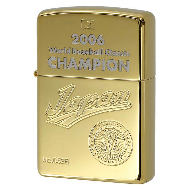 絶版/ヴィンテージ Zippo ジッポー 中古 2006年製造 ワールドベースボールクラッシック 2006 World Baseball Classic Champion シリアルNo.0528  [N]未使用・新品