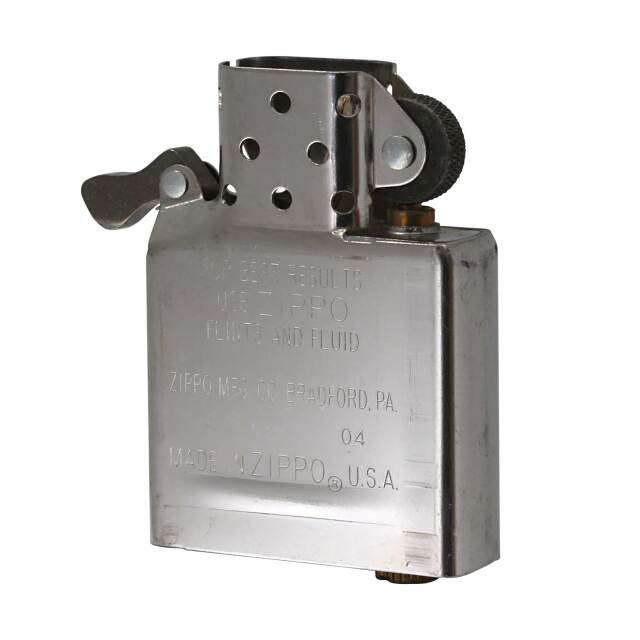 絶版/ヴィンテージ Zippo ジッポー 中古 2004年製造エボニー幾何学模様