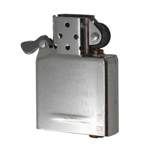 絶版/ヴィンテージ Zippo ジッポー 中古 2004年製造アーマー シェル
