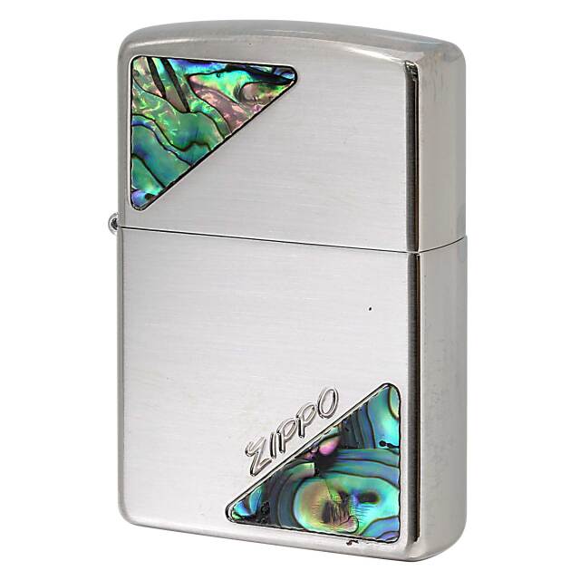 絶版/ヴィンテージ Zippo ジッポー 中古 2004年製造 銀メッキ シェル ZIPPOロゴ  [A]使用感少なく状態が良い