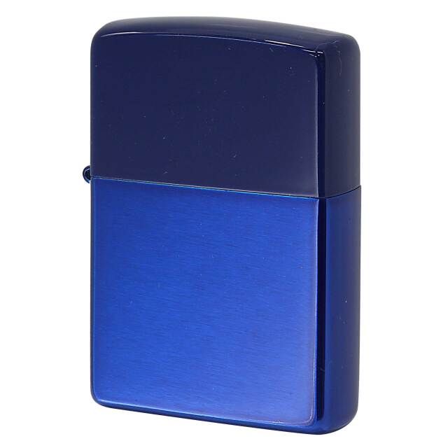 絶版/ヴィンテージ Zippo ジッポー 中古 2004年製造 DOUBLE PROCESS ブルー  [A]使用感少なく状態が良い
