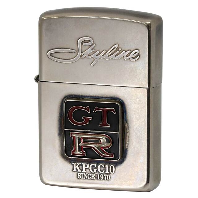 絶版/ヴィンテージ Zippo ジッポー 中古 1995年製造 スカイライン GT-R KPGC10  [C]使用感あり傷汚れあり