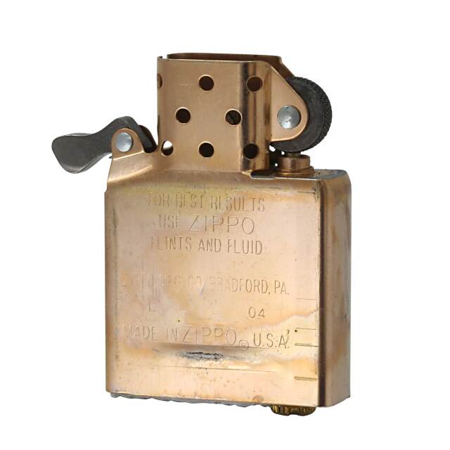 絶版/ヴィンテージ Zippo ジッポー 中古 2005年製造アーマー