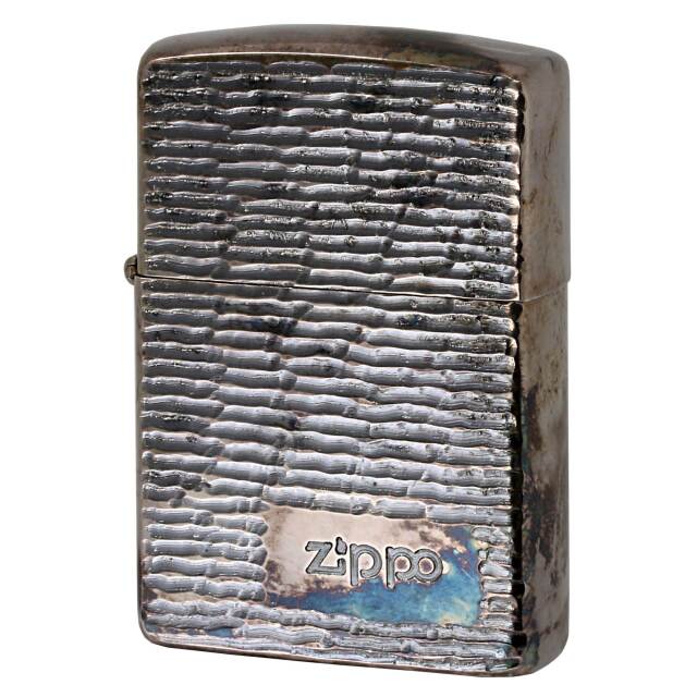絶版/ヴィンテージ Zippo ジッポー 中古 1992年製造 木目調 テクスチャ彫刻  [B]使用感ありやや傷汚れあり
