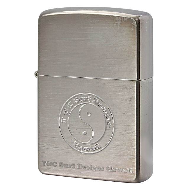 絶版/ヴィンテージ Zippo ジッポー 中古 2004年製造 T&C Surf Designs Hawaii タウカン  [A]使用感少なく状態が良い