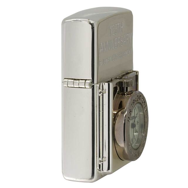 絶版/ヴィンテージ Zippo ジッポー 中古 1996年製造VFC 鉄道開通125