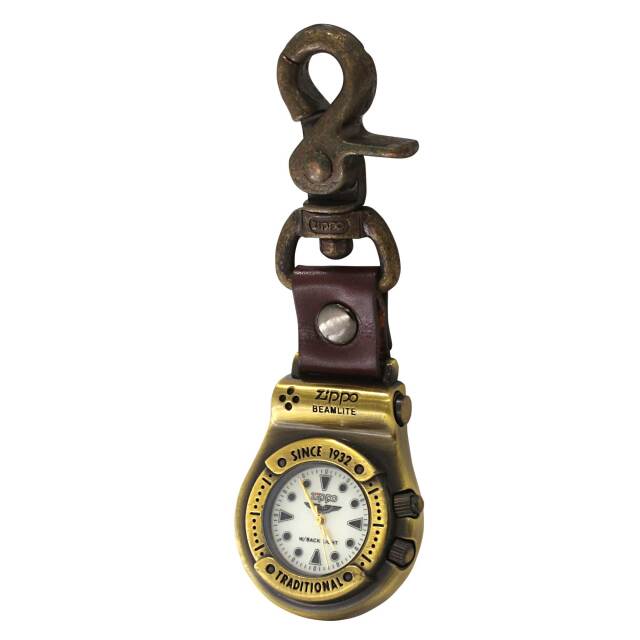 絶版/ヴィンテージ Zippo ジッポー 中古 製造年不明 タイムビーム TIME BEAM 時計 TBL-1 ZIPPO HANGING WATCH  [A]使用感少なく状態が良い