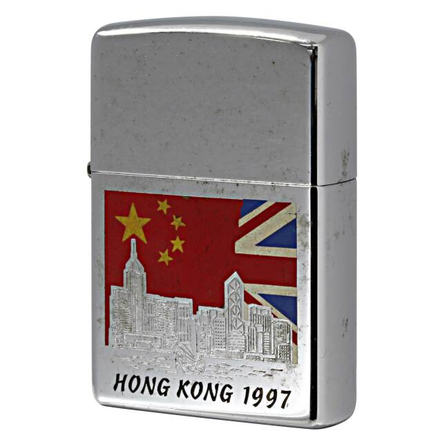 絶版/ヴィンテージ Zippo ジッポー 中古 1996年製造 HONG KONG 1997  [C]使用感あり傷汚れあり