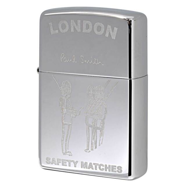 絶版/ヴィンテージ Zippo ジッポー 中古 2002年製造 ZIPPO Paul Smith ロンドン 儀仗兵  [S]ほぼ新品同様