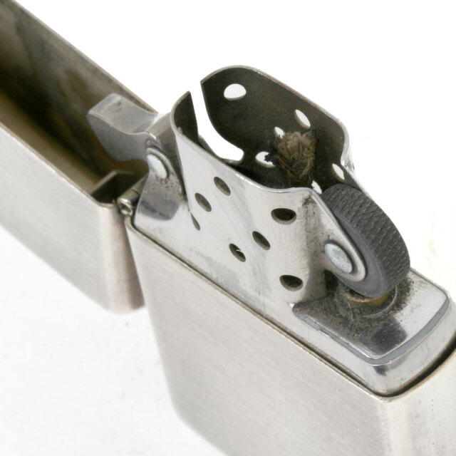 絶版/ヴィンテージ Zippo ジッポー 中古 2000年製造Sterling Silver  