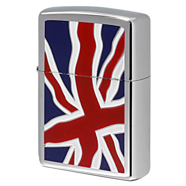 絶版/ヴィンテージ Zippo ジッポー 中古 2005年製造 ZIPPO Paul Smith ユニオンジャック  [A]使用感少なく状態が良い
