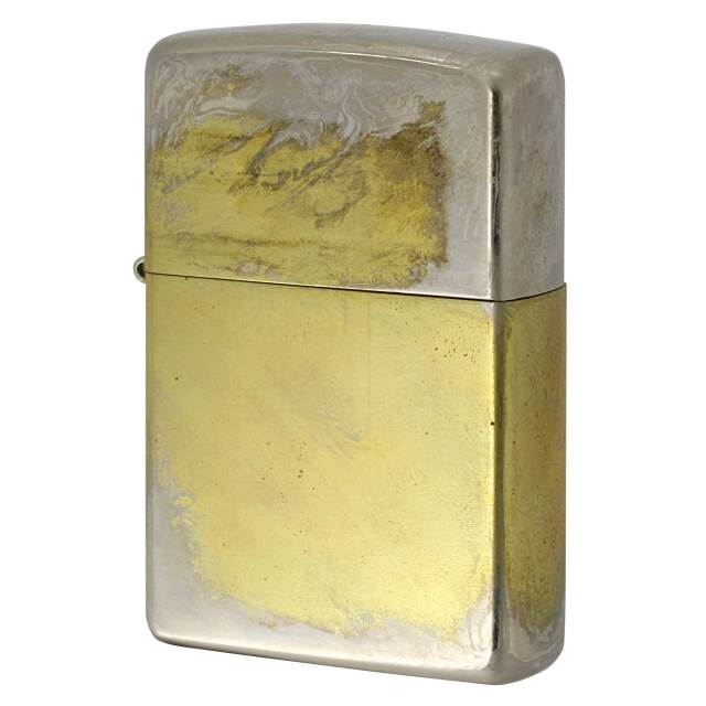 絶版/ヴィンテージ Zippo ジッポー 中古 2004年製造 ZIPPO Paul Smith 加工テスト品 ユーズドフィニッシュ  [C]使用感あり傷汚れあり