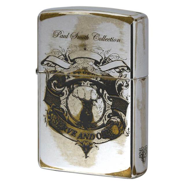 絶版/ヴィンテージ Zippo ジッポー 中古 2006年製造 ZIPPO Paul Smith Collection 紋章 ユーズドフィニッシュ  [S]ほぼ新品同様