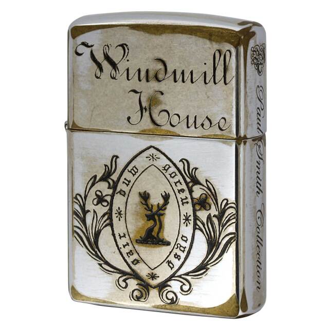 絶版/ヴィンテージ Zippo ジッポー 中古 2006年製造 ZIPPO PaulSmith Collection ユーズドフィニッシュ Windmill house  [S]ほぼ新品同様