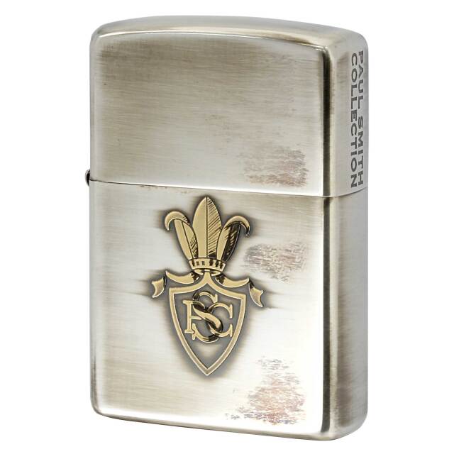 絶版/ヴィンテージ Zippo ジッポー 中古 2008年製造 ZIPPO Paul Smith FSC 逆エッチング  [N]未使用・新品