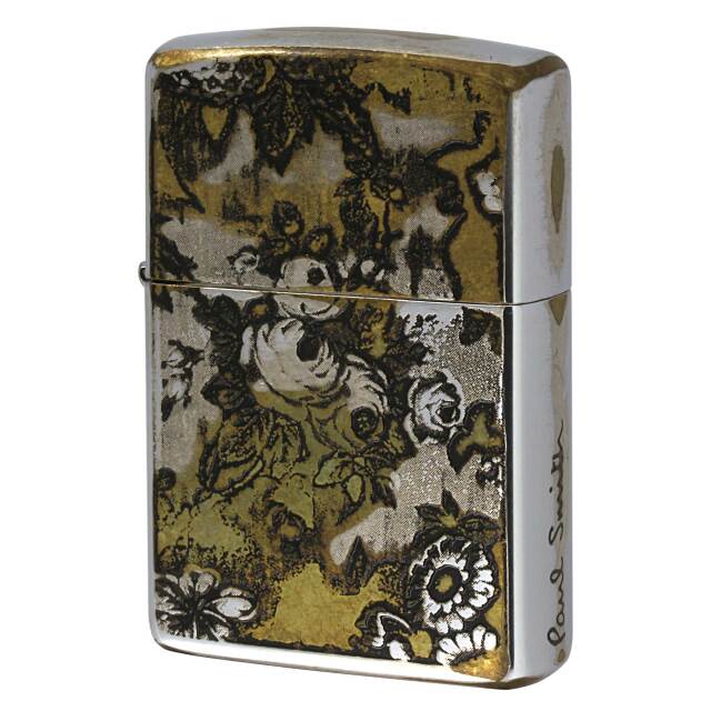 絶版/ヴィンテージ Zippo ジッポー 中古 2007年製造 ZIPPO Paul Smith ユーズドフィニッシュ 花柄  [S]ほぼ新品同様