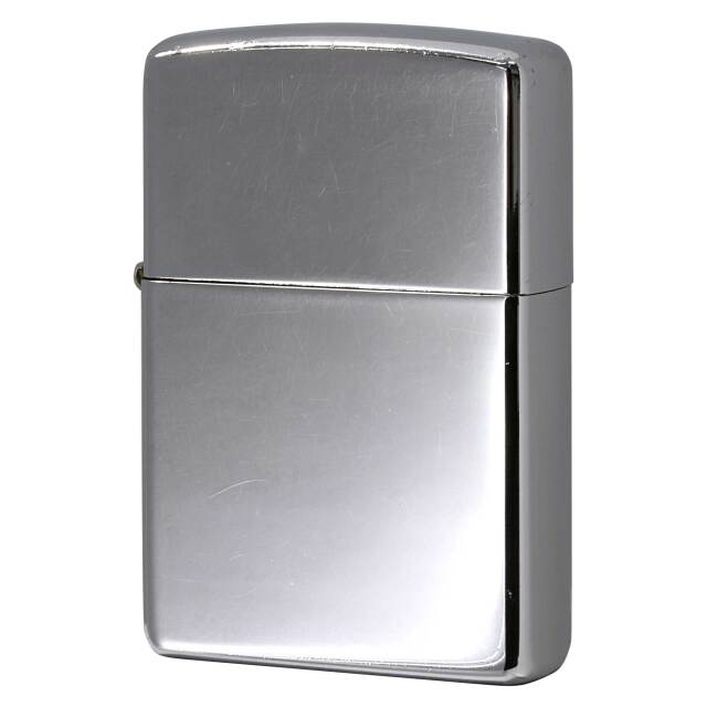 絶版/ヴィンテージ Zippo ジッポー 中古 2002年製造 ハイポリッシュクローム No250  [C]使用感あり傷汚れあり