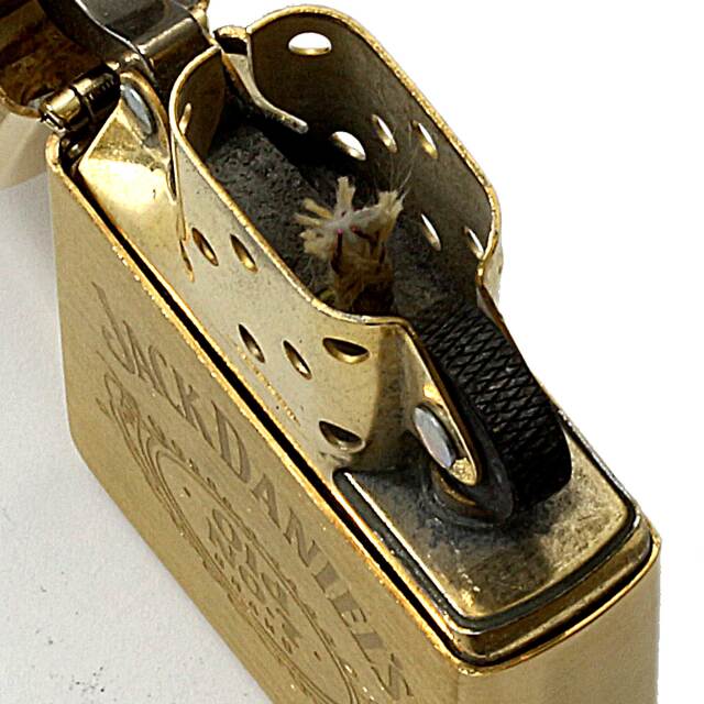 ZIPPO ビンテージ ジッポ Jack Daniel's 真鍮 1999年製 絶版/ヴィンテージ Zippo ジッポー 中古 1999年製造JACK