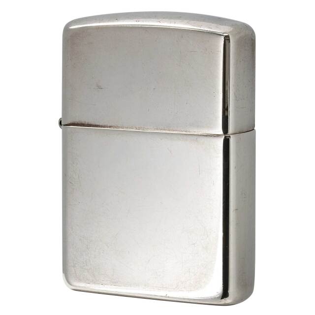 絶版/ヴィンテージ Zippo ジッポー 中古 2015年製造 アーマー 純銀 スターリングシルバー No26  [B]使用感ありやや傷汚れあり