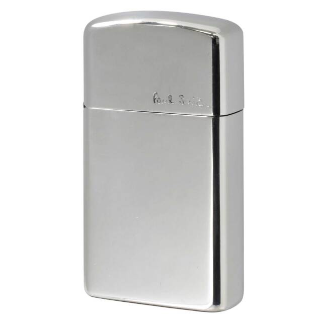 絶版/ヴィンテージ Zippo ジッポー 中古 2000年製造 ZIPPO Paul Smith スリム アルミケース SLIM Aluminum case シルバー鏡面  [S]ほぼ新品同様