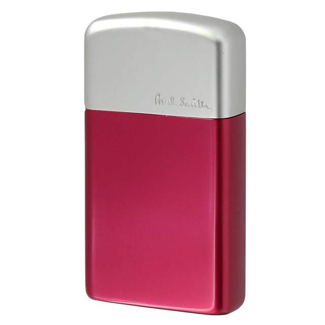 絶版/ヴィンテージ Zippo ジッポー 中古 2000年製造 ZIPPO Paul Smith スリム アルミケース SLIM Aluminum case サーモンピンク  [S]ほぼ新品同様